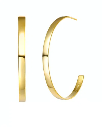 Rachel Glauber 14k Plated Hoops