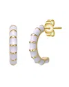 Rachel Glauber 14k Plated Hoops