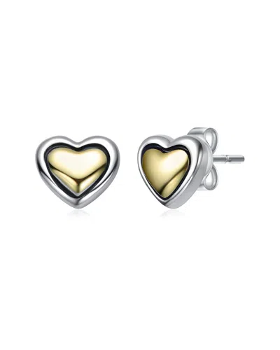 RACHEL GLAUBER RACHEL GLAUBER 14K PLATED STUD EARRINGS