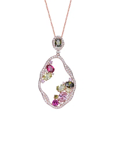 Rachel Glauber 14k Rose Gold Vermeil Necklace