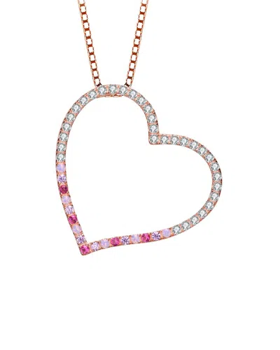 Rachel Glauber 14k Rose Gold Vermeil Pendant Necklace