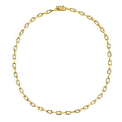 Rachel Glauber 14k Plated Layering Necklace In Yellow