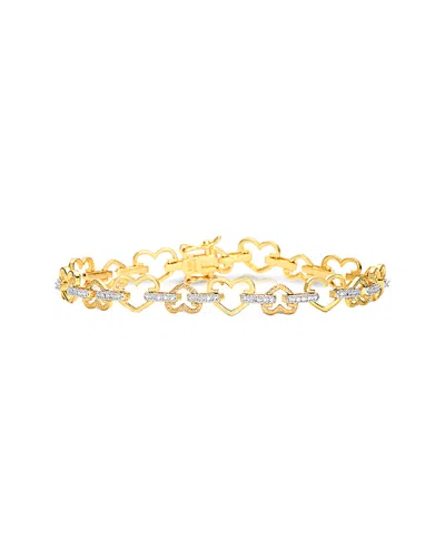 Rachel Glauber 18k Over Silver Bracelet