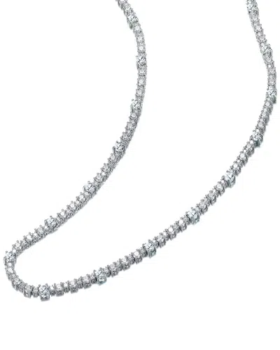Rachel Glauber Diamond Cz Chain Necklace