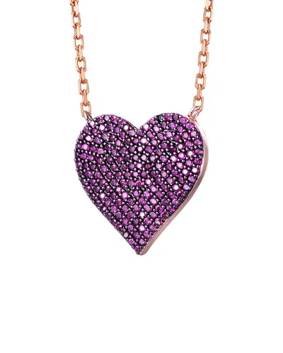 Rachel Glauber Diamond Cz Chain Necklace