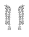 Rachel Glauber Diamond Cz Dangle Earrings