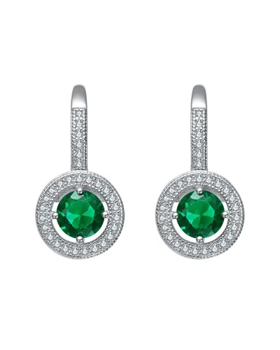Rachel Glauber Diamond Cz Dangle Earrings
