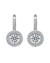 Rachel Glauber Diamond Cz Dangle Earrings