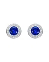 Rachel Glauber Diamond Cz Earrings