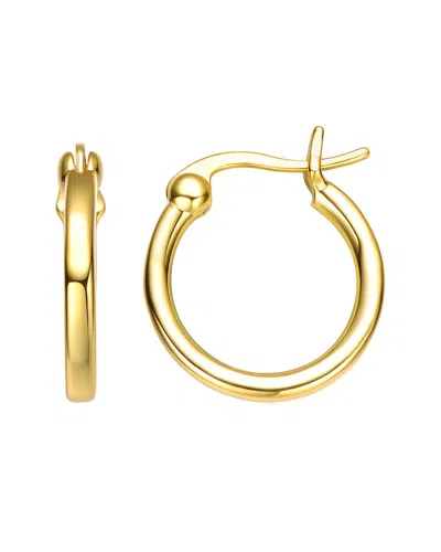 Rachel Glauber Kids 14k Over Silver Hoops