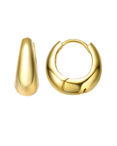 Rachel Glauber Kids 14k Over Silver Hoops