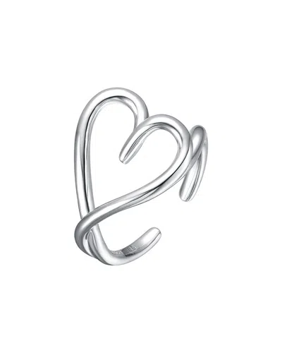 Rachel Glauber Plated Adjustable Ring In Metallic