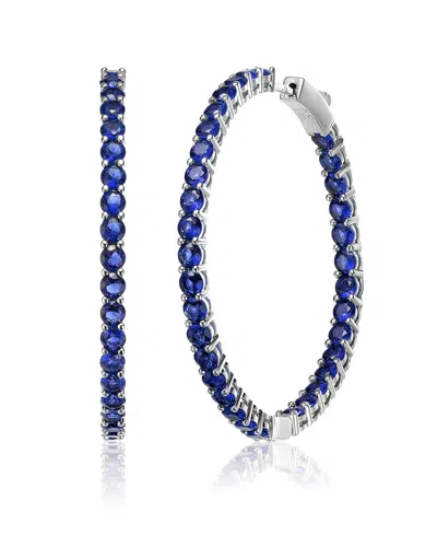 Rachel Glauber Plated Cz Hoops