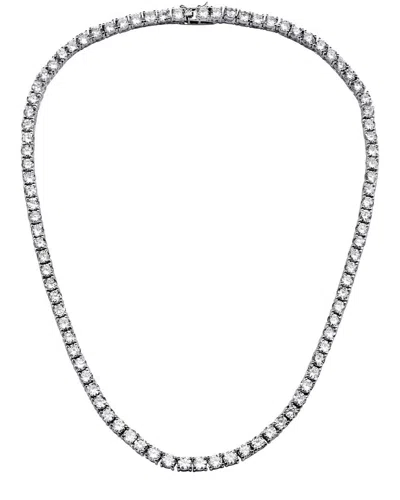 Rachel Glauber Plated Tennis Necklace