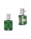 Rachel Glauber Rhodium Plated Cz Studs