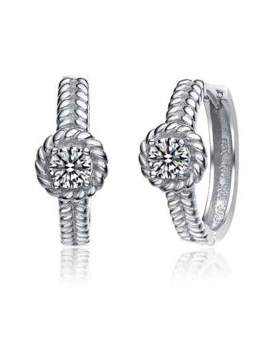Rachel Glauber Silver Clip-on Hoops