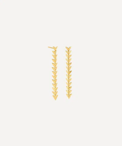 Rachel Jackson 18ct Gold-plated Dreamer Bird Drop Earrings