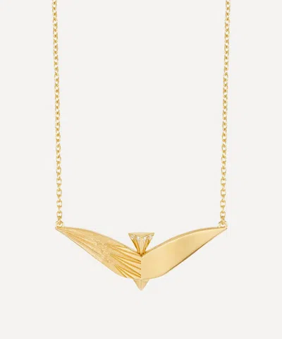Rachel Jackson 18ct Gold-plated Dreamer Celestial Bird Pendant Necklace