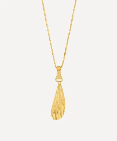 Rachel Jackson 18ct Gold-plated Dreamer Celestial Wing Pendant Necklace