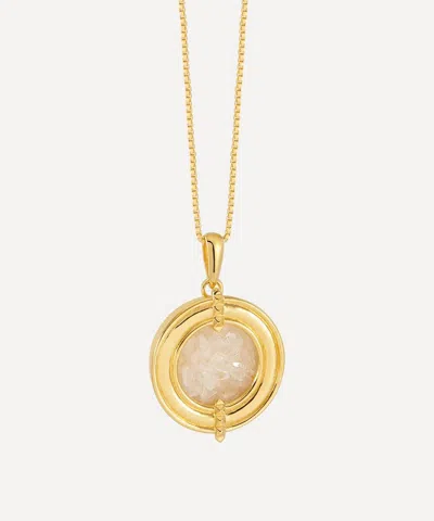 Rachel Jackson 18ct Gold-plated Evolve Amulet Pendant Necklace