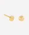 Rachel Jackson 18ct Gold-plated Front Facing Evolve Stud Earrings In Gold