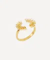 Rachel Jackson 22ct Gold-plated Electric Goddess Adjustable Ring