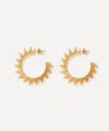 Rachel Jackson 22ct Gold-plated Electric Goddess Statement Hoop Earrings