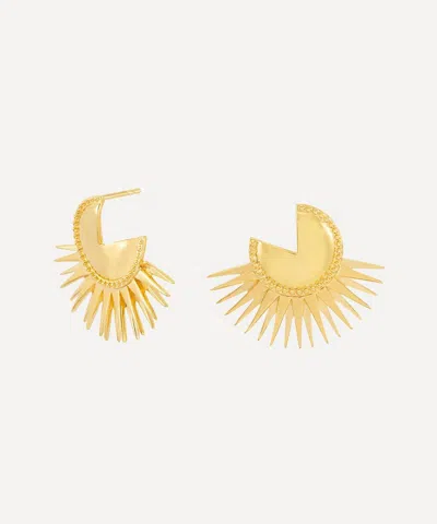 Rachel Jackson 22ct Gold-plated Electric Goddess Statement Stud Earrings