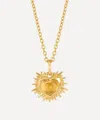 Rachel Jackson 22ct Gold-plated Electric Love November Birthstone Necklace