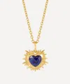 Rachel Jackson 22ct Gold-plated Electric Love September Birthstone Necklace