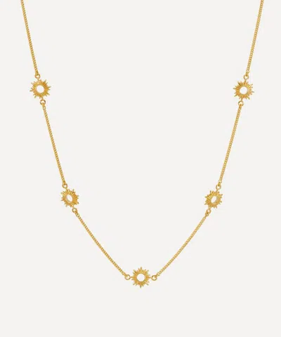 Rachel Jackson 22ct Gold-plated Eternal Sun Chocker Necklace