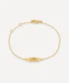 Rachel Jackson 22ct Gold-plated Love Story Bracelet