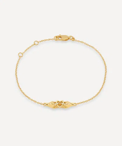 Rachel Jackson 22ct Gold-plated Love Story Bracelet