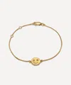 Rachel Jackson 22ct Gold-plated Mini Happy Face Charm Bracelet