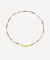 Rachel Jackson 22ct Gold-plated Watermelon Gemstone Necklace
