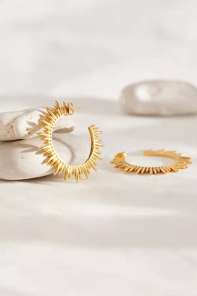 Rachel Jackson Gold-plated Electric Goddess Hoop Earrings