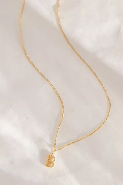 Rachel Jackson Gold-plated Initial Monogram Pendant Necklace