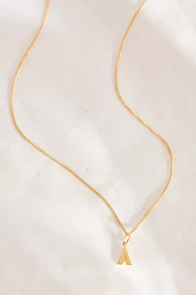 Rachel Jackson Gold-plated Initial Monogram Pendant Necklace