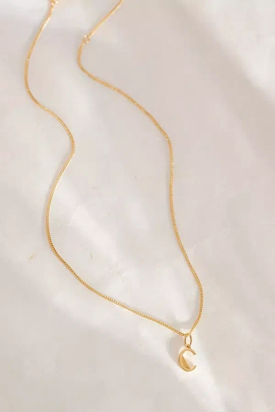 Rachel Jackson Gold-plated Initial Monogram Pendant Necklace