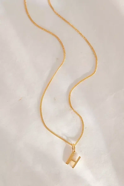 Rachel Jackson Gold-plated Initial Monogram Pendant Necklace
