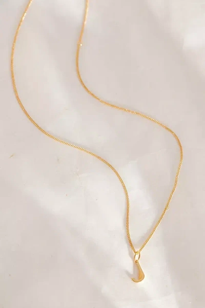 Rachel Jackson Gold-plated Initial Monogram Pendant Necklace