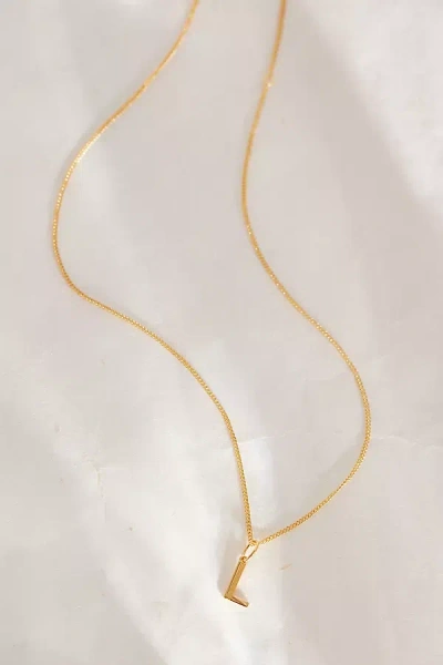 Rachel Jackson Gold-plated Initial Monogram Pendant Necklace