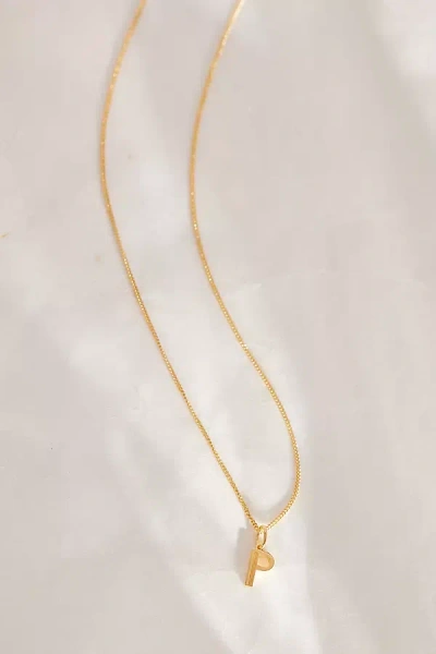Rachel Jackson Gold-plated Initial Monogram Pendant Necklace