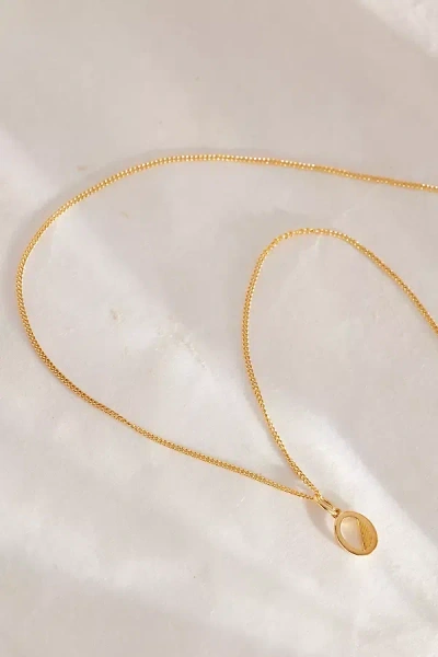Rachel Jackson Gold-plated Initial Monogram Pendant Necklace