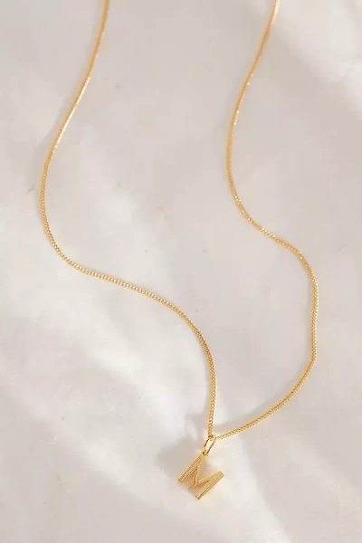 Rachel Jackson Gold-plated Initial Monogram Pendant Necklace