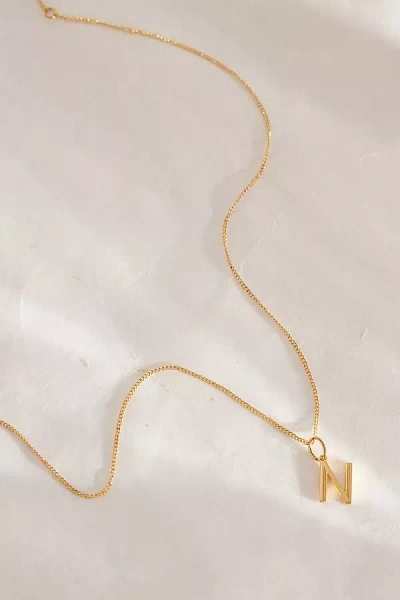 Rachel Jackson Gold-plated Initial Monogram Pendant Necklace