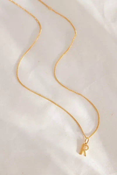 Rachel Jackson Gold-plated Initial Monogram Pendant Necklace