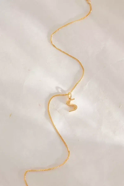 Rachel Jackson Gold-plated Initial Monogram Pendant Necklace