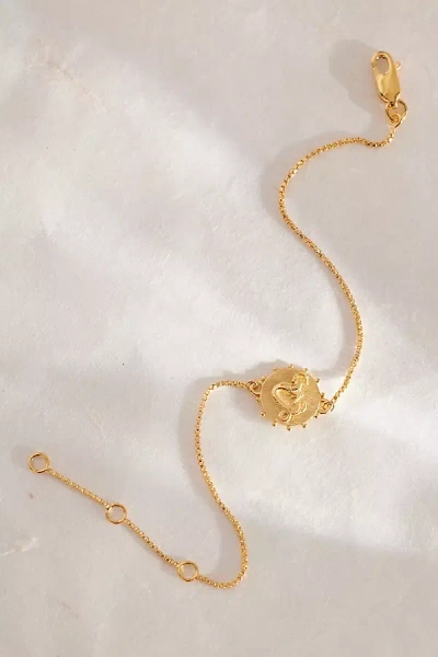 Rachel Jackson Gold-plated Zodiac Mini Art Coin Bracelet