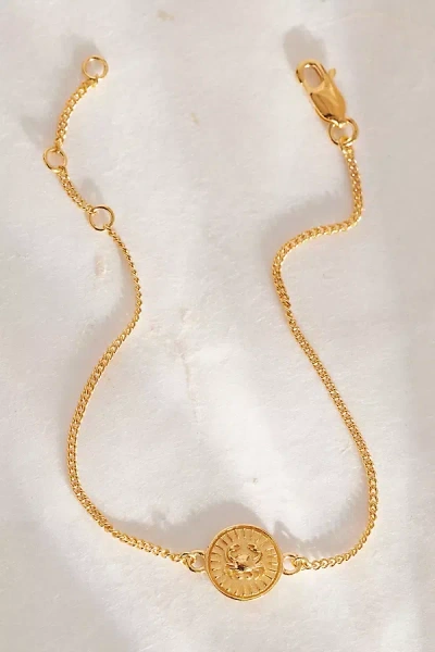 Rachel Jackson Gold-plated Zodiac Mini Art Coin Bracelet